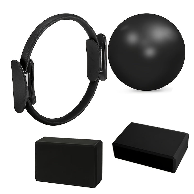 CoreFlow Pilates Set – 4-delige Thuis Trainingsset voor Kracht, Balans & Flexibiliteit