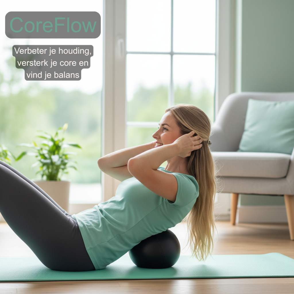 CoreFlow Pilates Set – 4-delige Thuis Trainingsset voor Kracht, Balans & Flexibiliteit